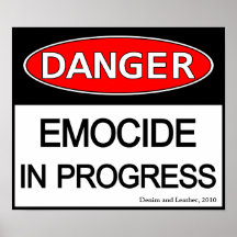 Peligro: Emocide en curso (poster)