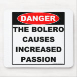 Peligros del bolero Mousepad Alfombrilla De Ratón