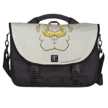 Pelo de Strongstache (calvo, rubio) Bolsas De Portatil