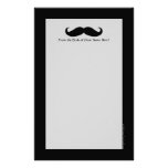 Pelo facial del bigote divertido del disfraz del b papelería personalizada