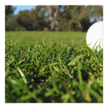 Pelota de golf en invitaciones del curso invitaciones personalizada