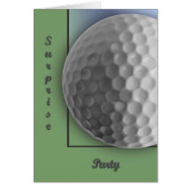 Pelota de golf felicitación