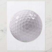 Pelota de golf tarjeta publicitaria
