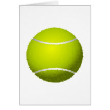 Pelota de tenis borrosa felicitaciones
