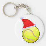 Pelota de tenis (gorra de Santa) Llavero