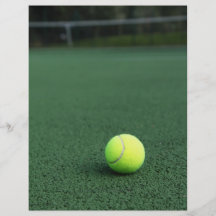Pelota de tenis tarjetas informativas