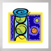 Pelotas de tenis posters