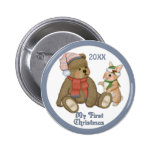 Peluche y conejito del navidad de la nieve pins