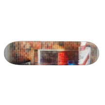 Peluquería de caballeros de la vecindad tablas de patinar