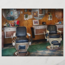Peluquero - Frenchtown, NJ - dos sillas de peluque Flyer Personalizado