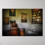 Peluquero - la caja registradora posters