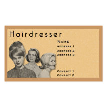 PELUQUERO - TARJETA MUY PROFESIONAL del PERFIL (2B Tarjetas De Visita