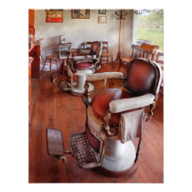 Peluquero - tenga por favor un asiento anuncios  