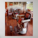 Peluquero - tenga por favor un asiento impresiones