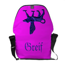 Pena blau/lila bolsas messenger
