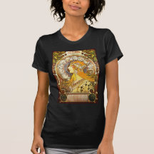 Penacho del La de Alfonso Mucha Camisetas