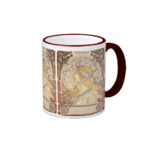 PENACHO del LA del ~ de Mucha del ~ de Nouveau del Taza De Café