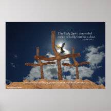 Pendiente de 3 cruces del Espíritu Santo Impresiones