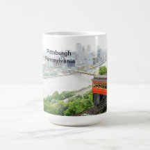 Pendiente de Duquesne en Pittsburgh Pennsylvania Taza De Café