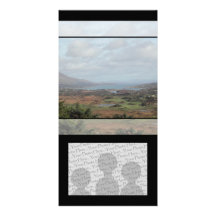 Península de Beara, Irlanda. Vista escénica Plantilla Para Tarjeta De Foto