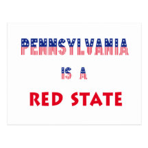 Pennsylvania es un estado rojo postales