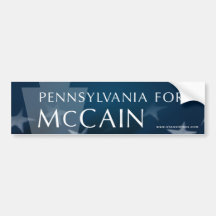 Pennsylvania para la pegatina para el parachoques  etiqueta de parachoque