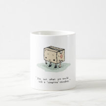 ¿pensador creativo? tazas de café