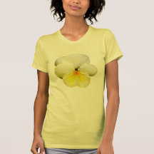 Pensamiento amarillo claro camiseta