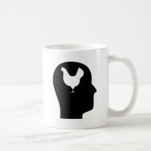 Pensamiento en aves de corral taza