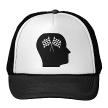 Pensamiento en Fórmula 1 Gorros Bordados