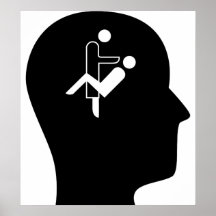 Pensamiento en higiene dental posters