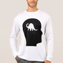 Pensamiento en la paleontología camiseta