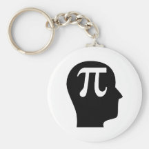 Pensamiento en matemáticas llaveros