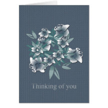 Pensamiento en usted tarjeta de felicitación