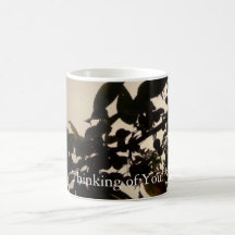 ¡Pensamiento en usted! Taza