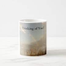 ¡Pensamiento en usted! Taza