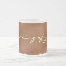 Pensamiento en usted taza helada mandarina