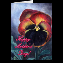 Pensamiento feliz 2 del día de madre tarjetas