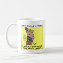 Pensamiento feliz de la parada de los empleados tazas
