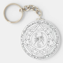 Pentáculo magnífico llaveros personalizados