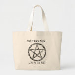 Pentáculos Bolsa Lienzo
