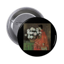 Peonies de la caza pin