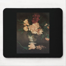 Peonies de Manet Alfombrilla De Raton