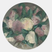 Peonies - Édouard Manet Pegatinas