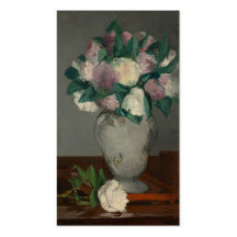 Peonies - Édouard Manet Plantillas De Tarjetas De Visita