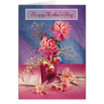 Peonies felices del día de madre tarjeta