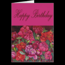 Peonies tarjetas