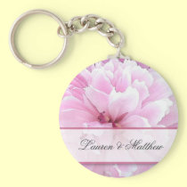 Peony pasado de moda llaveros