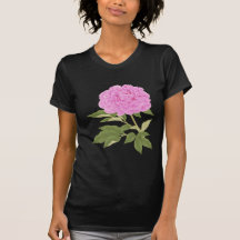 Peony rosado camisetas