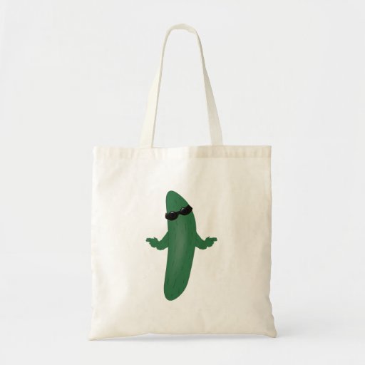 Pepino fresco bolsas de mano